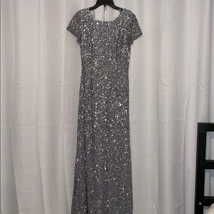 Adriana Papell Sequence Long Dress